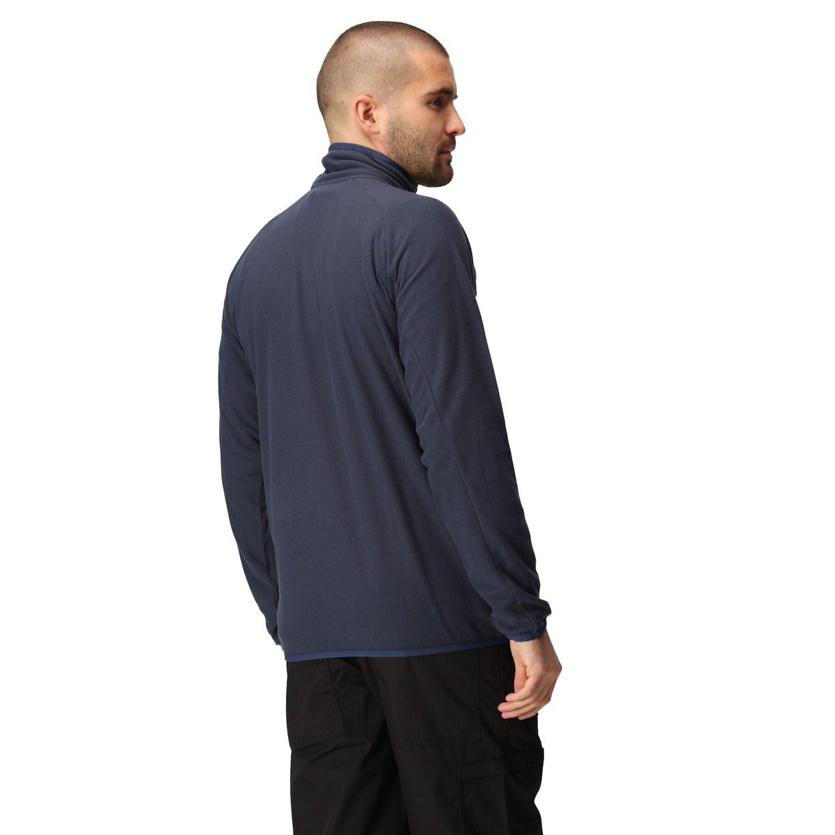 Navy-French Blue - Lifestyle - Regatta Professional Mens Half Zip Fleece Top