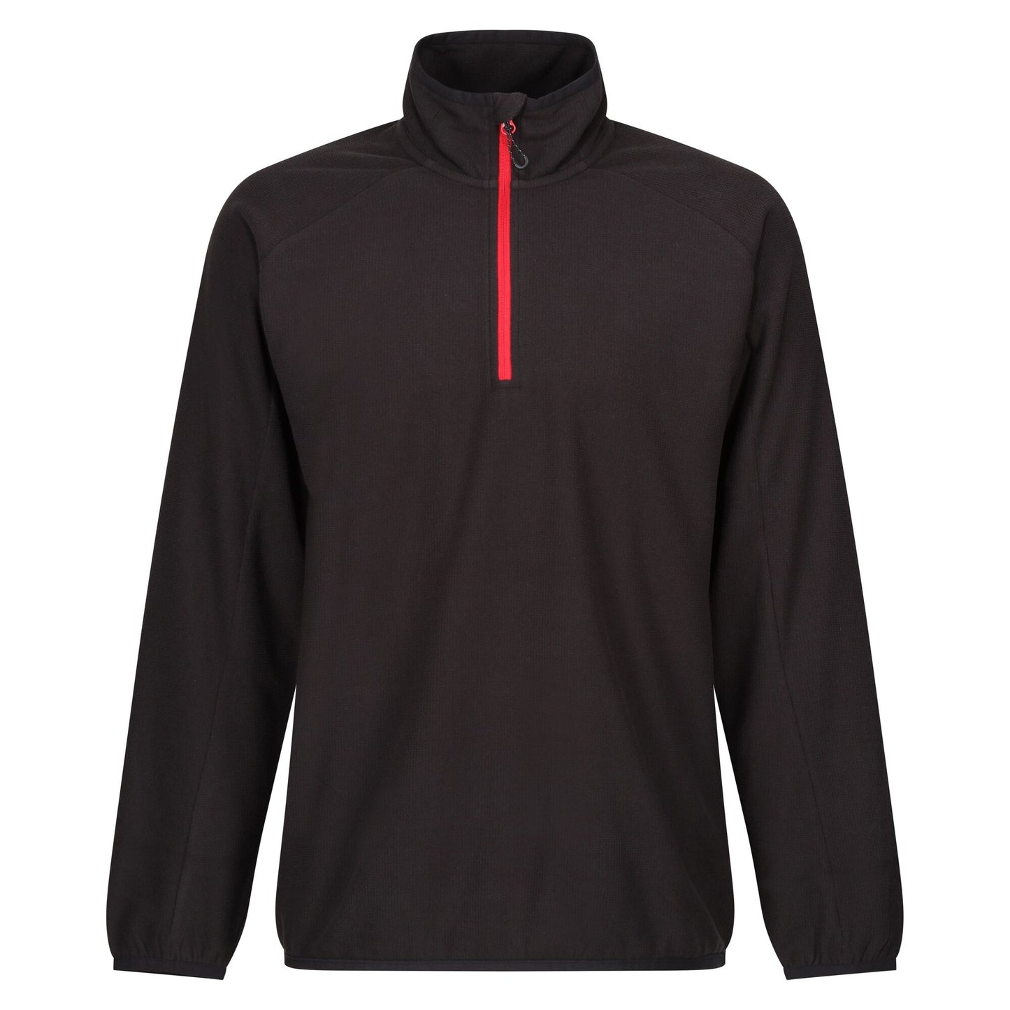 Black-Classic Red - Front - Regatta Professional Mens Half Zip Fleece Top