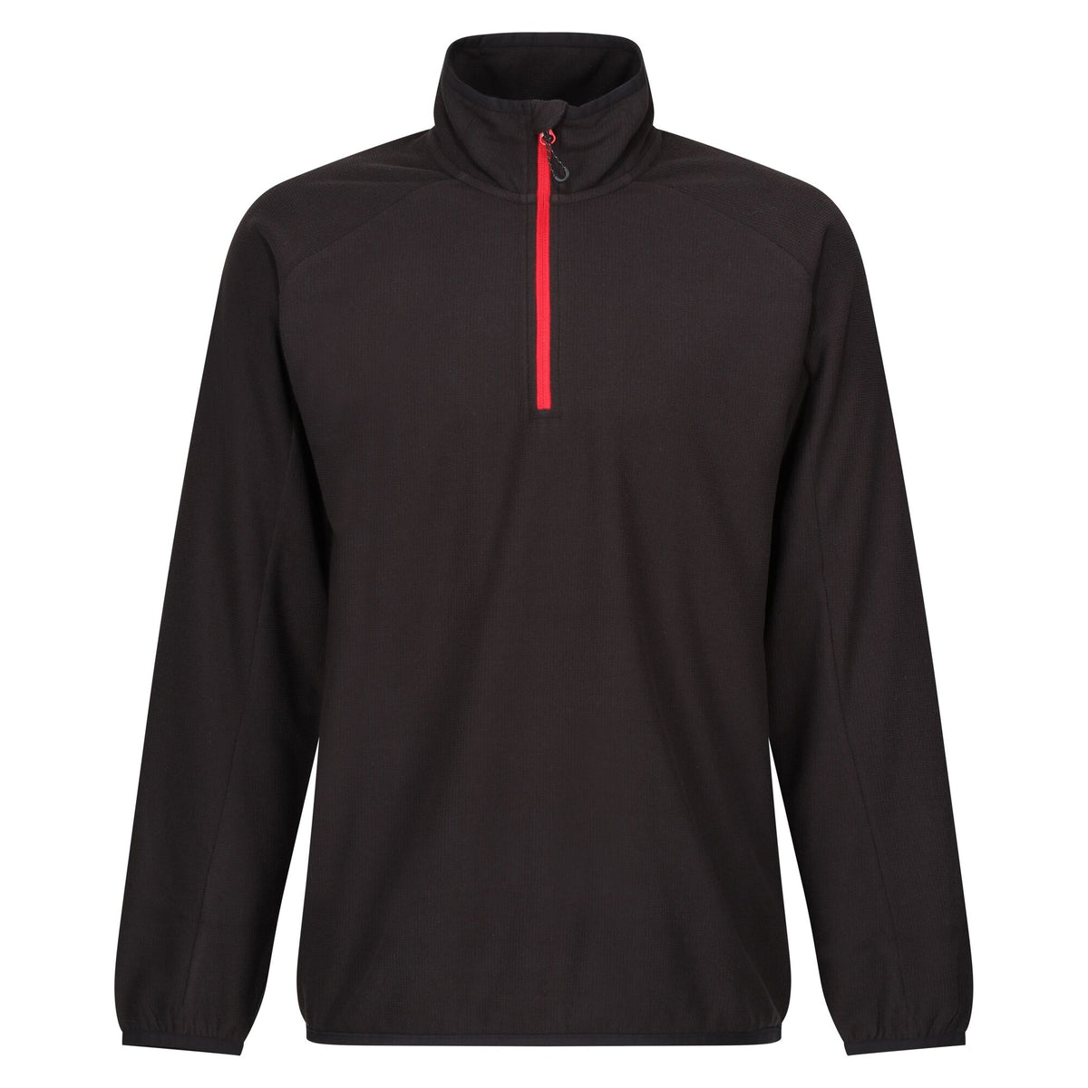 Black-Classic Red - Front - Regatta Professional Mens Half Zip Fleece Top