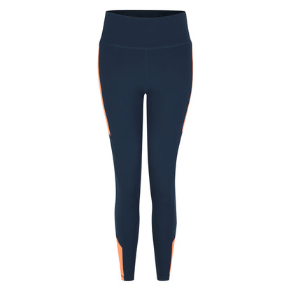 Moonlight Denim-Orange - Front - Dare 2B Womens-Ladies Move II Contrast Detail Leggings