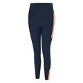 Moonlight Denim-Orange - Side - Dare 2B Womens-Ladies Move II Contrast Detail Leggings