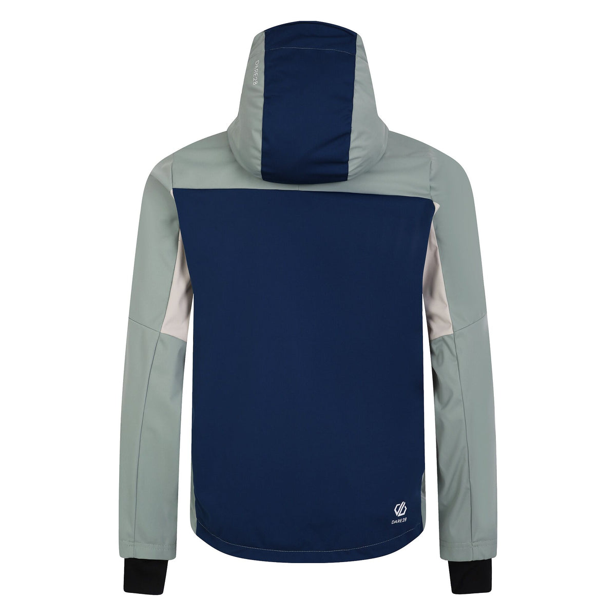 Moonlight Denim-Lilypad Green - Back - Dare 2B Mens Mountaineer Soft Shell Jacket