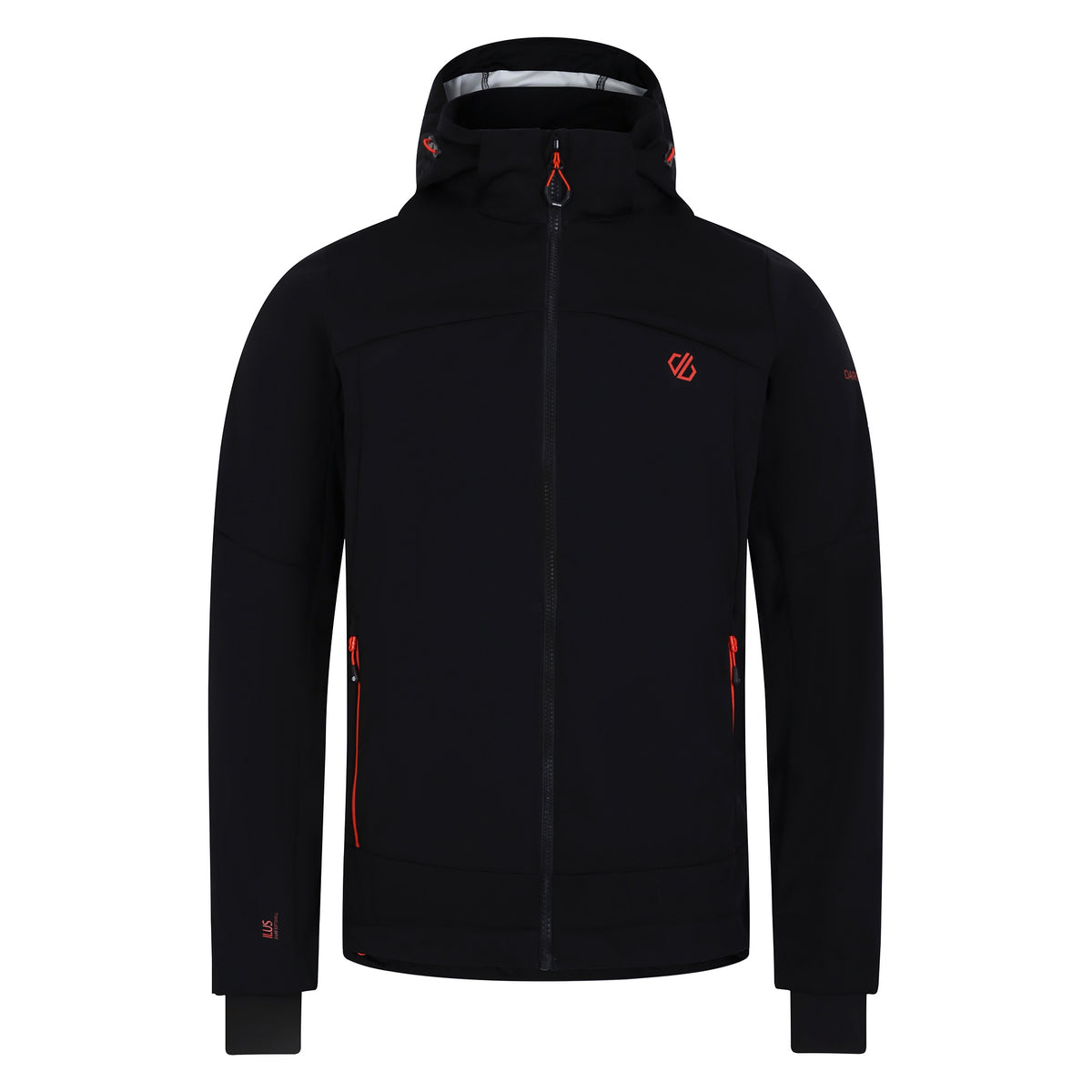 Black - Front - Dare 2B Mens Mountaineer Soft Shell Jacket