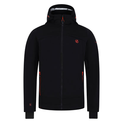 Black - Front - Dare 2B Mens Mountaineer Soft Shell Jacket