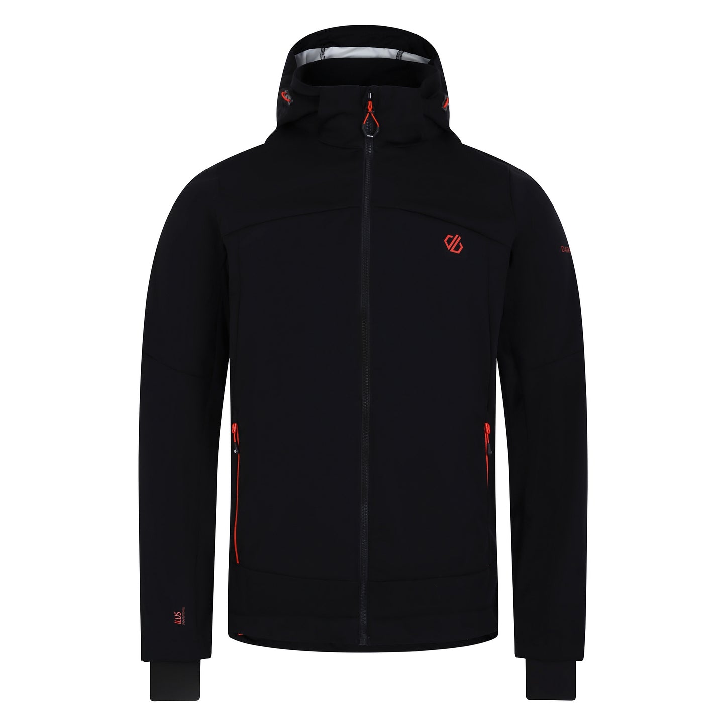 Black - Front - Dare 2B Mens Mountaineer Soft Shell Jacket