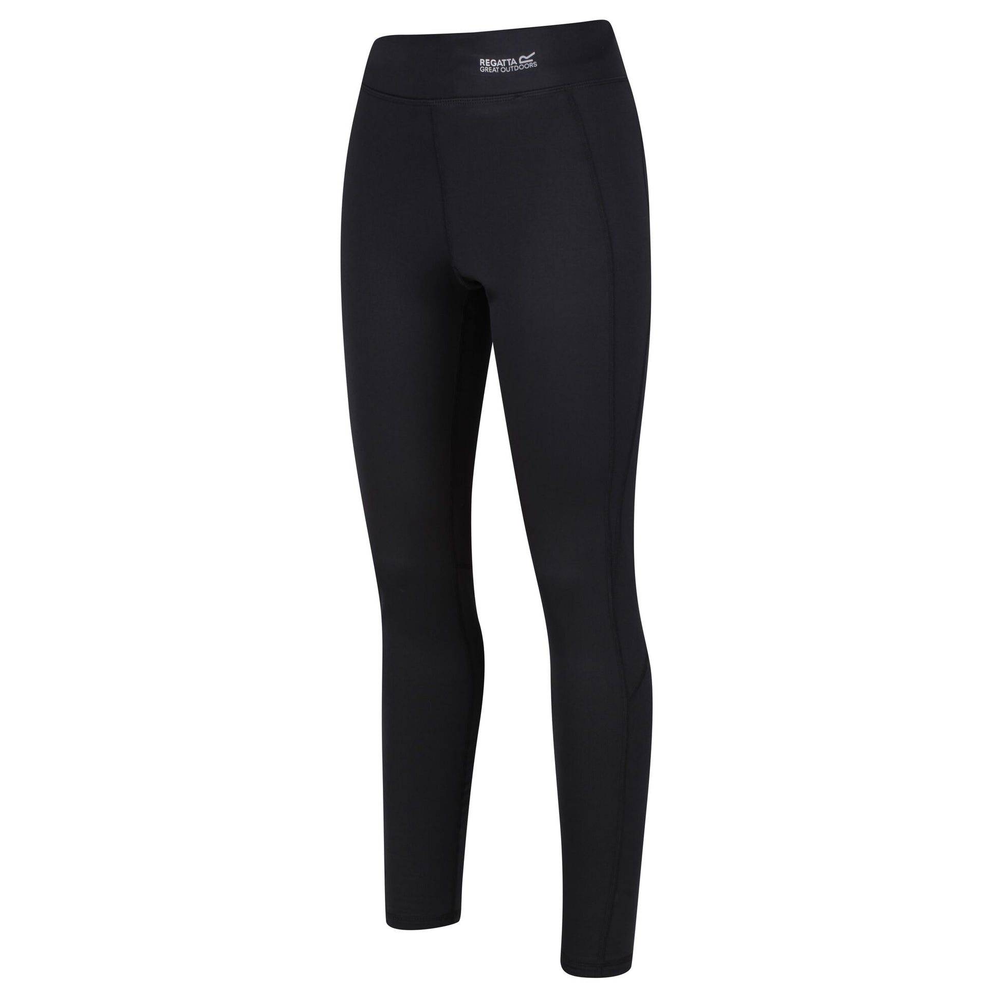 Black - Side - Regatta Womens-Ladies Holeen Winter Leggings