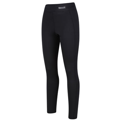 Black - Side - Regatta Womens-Ladies Holeen Winter Leggings