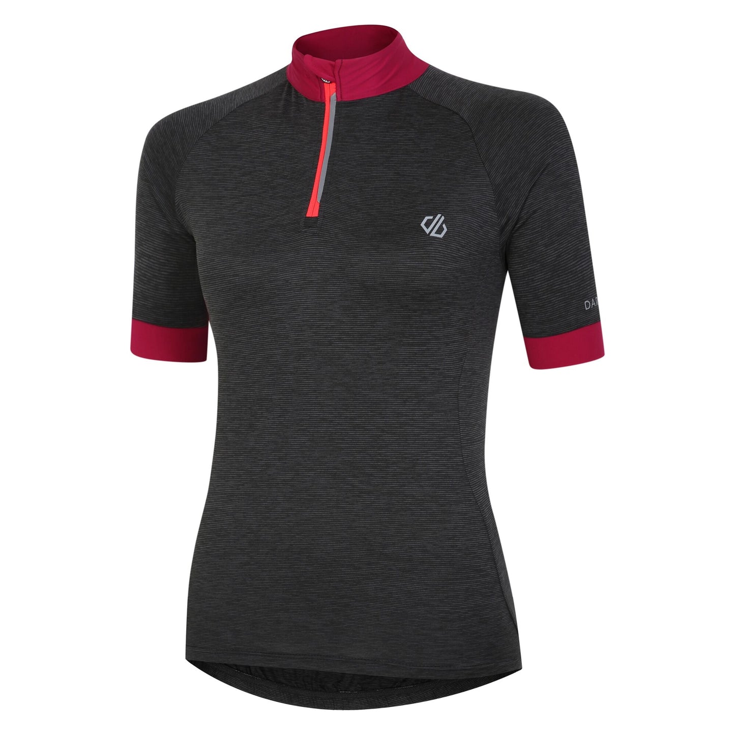 Black Marl - Side - Dare 2B Womens-Ladies Pedal Through It II Jersey