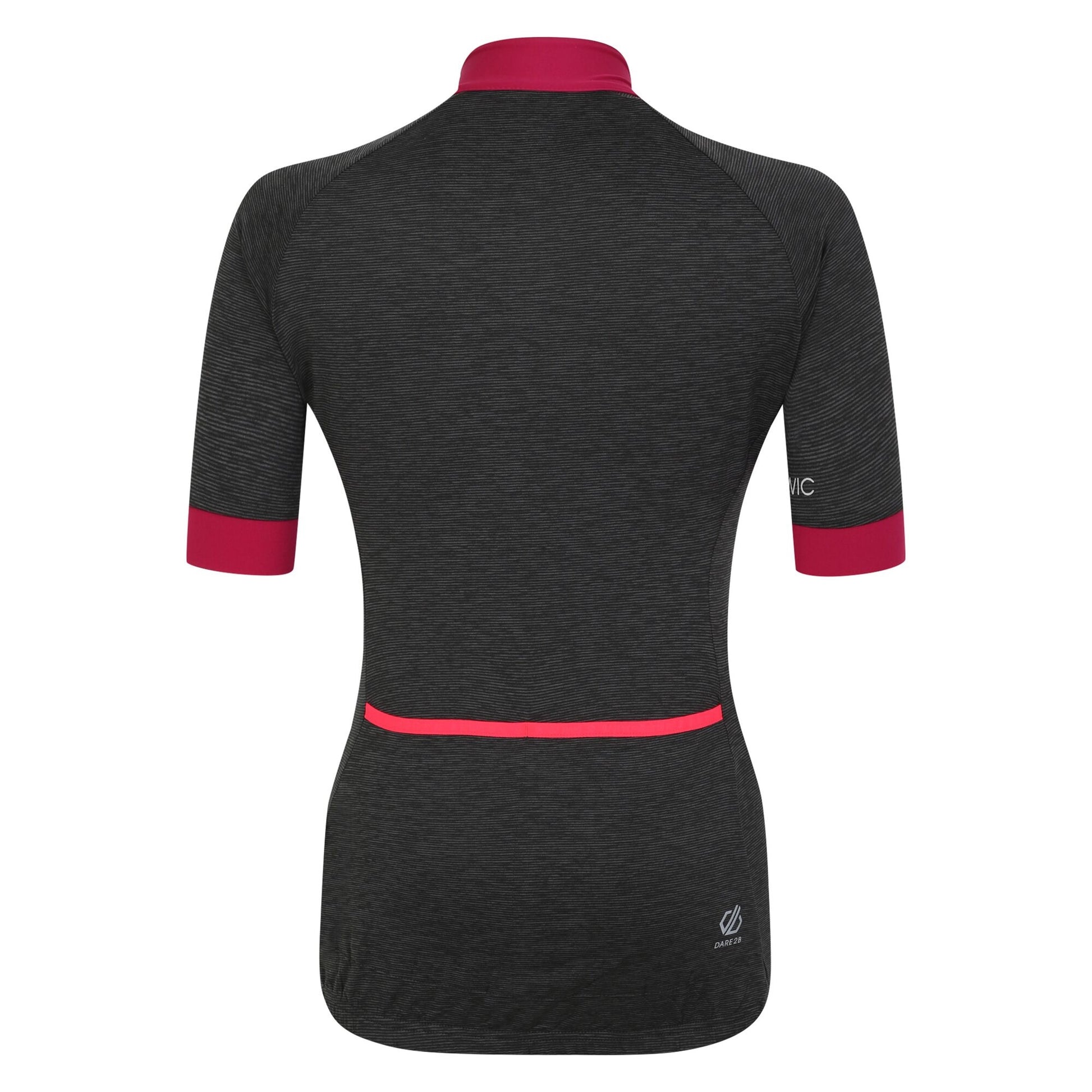 Black Marl - Back - Dare 2B Womens-Ladies Pedal Through It II Jersey