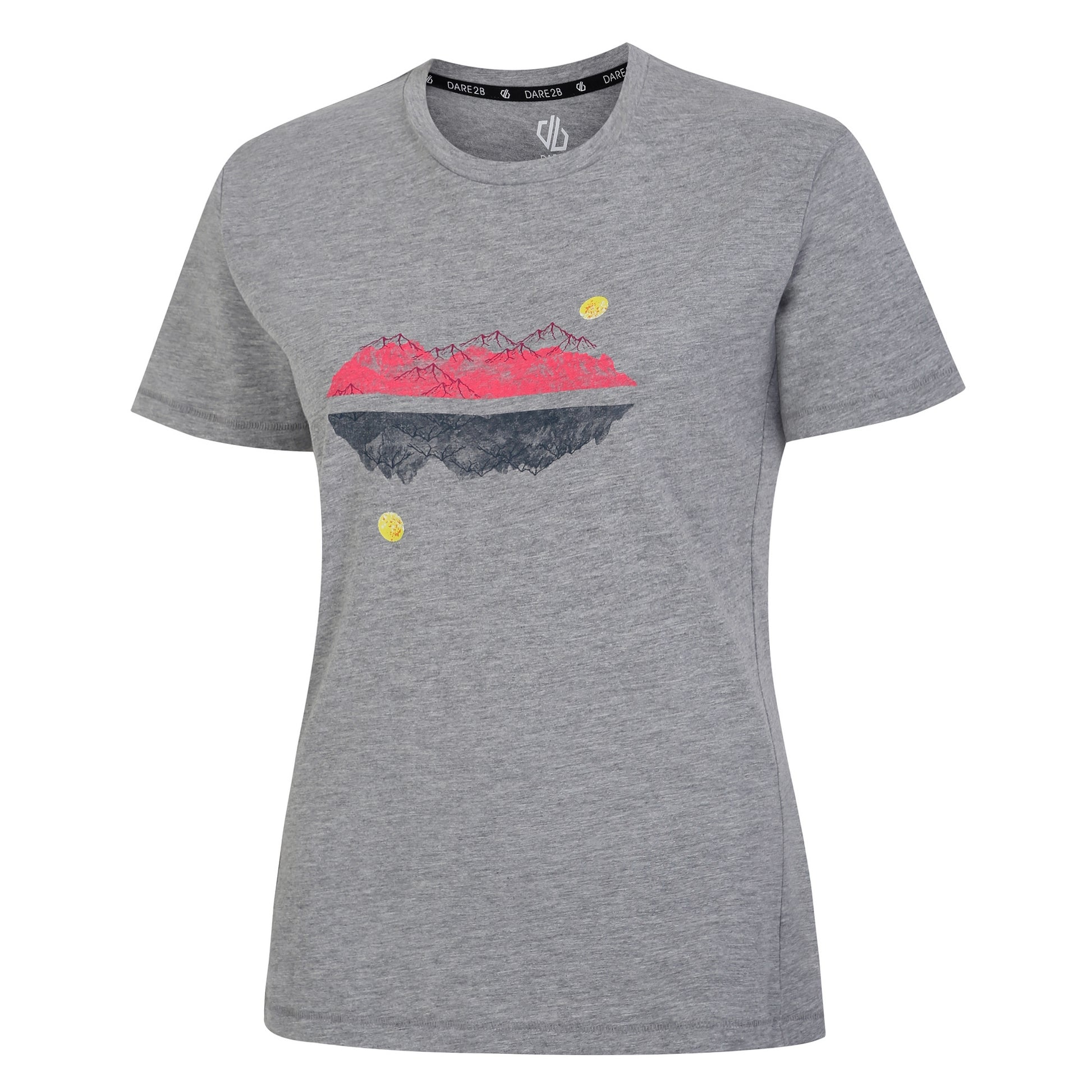 Ash Grey - Side - Dare 2B Womens-Ladies Tranquility II T-Shirt