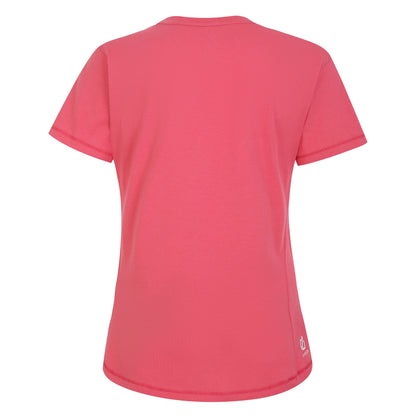 Sorbet Pink - Back - Dare 2B Womens-Ladies Tranquility II Heart T-Shirt