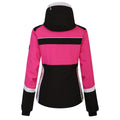 Pure Pink-Black - Back - Dare 2B Womens-Ladies Vitilised Ski Jacket