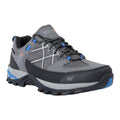 Dark Steel-Oxford Blue - Front - Regatta Mens Samaris III Low Walking Shoes
