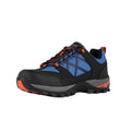 Olympian Blue-Black-Tango - Side - Regatta Mens Samaris III Low Walking Shoes