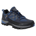 Navy-Snorkel Blue - Front - Regatta Mens Samaris III Low Walking Shoes