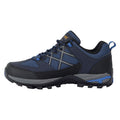 Navy-Snorkel Blue - Pack Shot - Regatta Mens Samaris III Low Walking Shoes