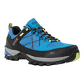 Blue-Citron Lime - Front - Regatta Mens Samaris III Low Walking Shoes