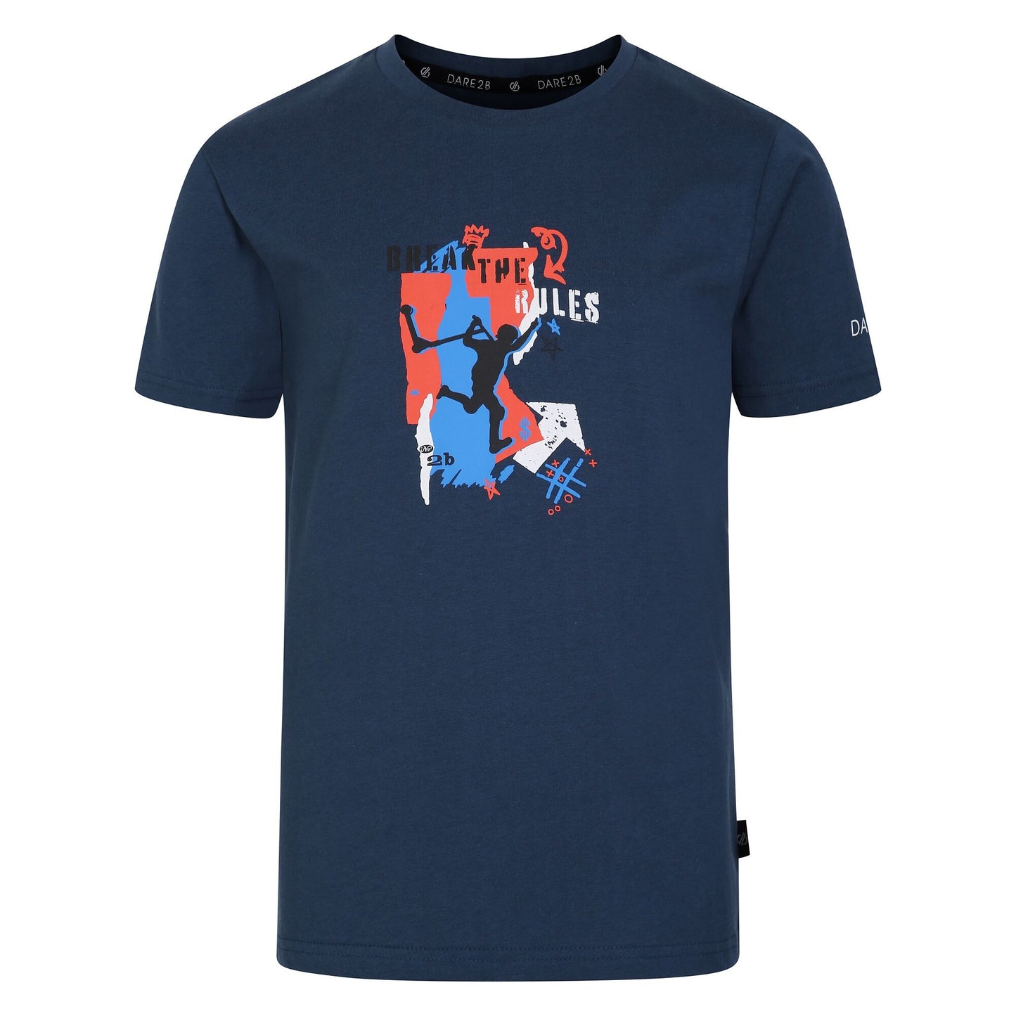 Moonlight Denim - Front - Dare 2B Childrens-Kids Trailblazer II Skating Scene T-Shirt
