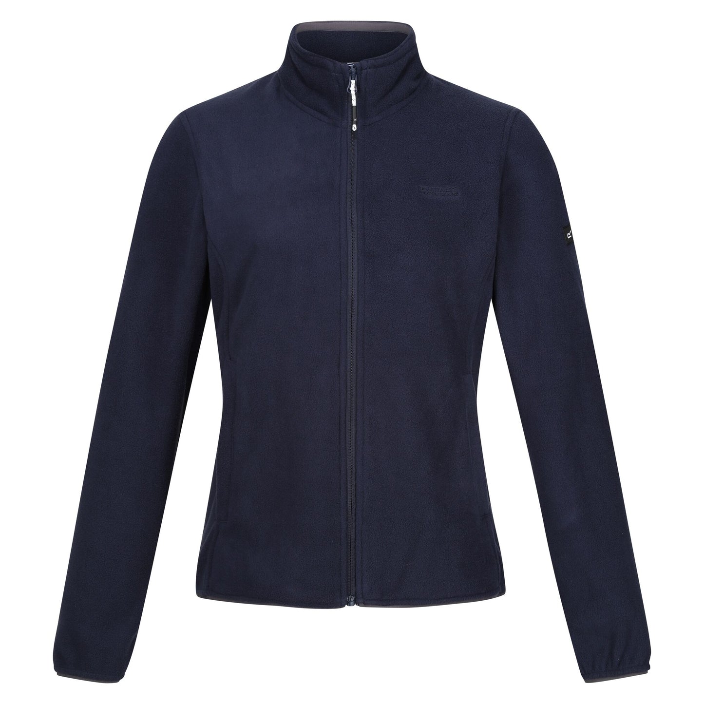 Navy - Front - Regatta Womens-Ladies Clemence IV Full Zip Fleece