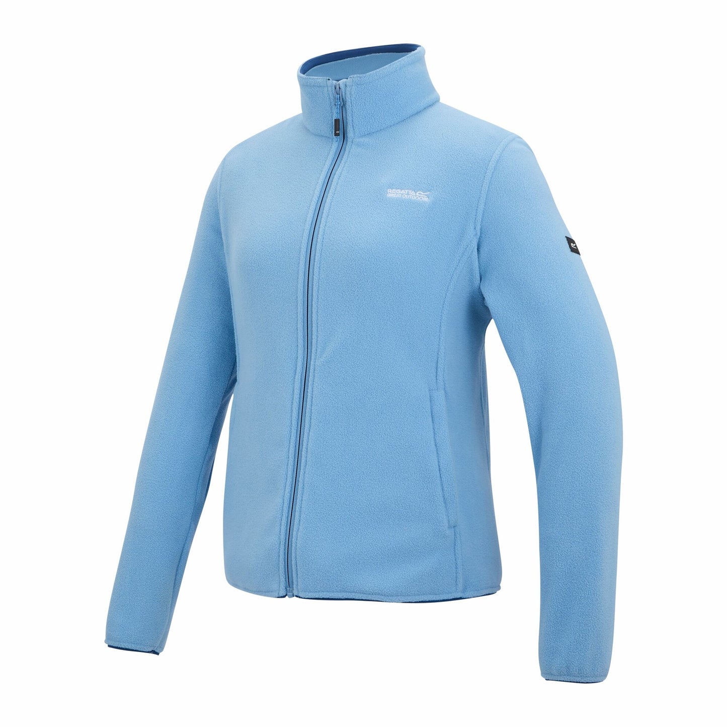Washed Denim - Side - Regatta Womens-Ladies Clemence IV Full Zip Fleece