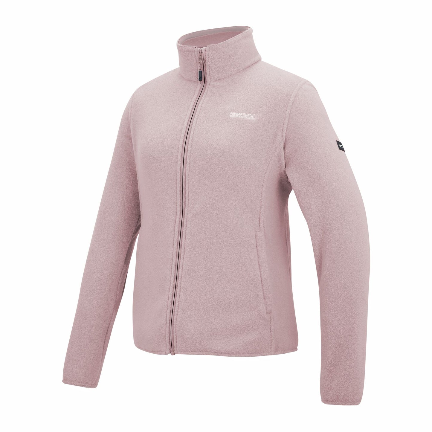 Powder Lilac - Side - Regatta Womens-Ladies Clemence IV Full Zip Fleece