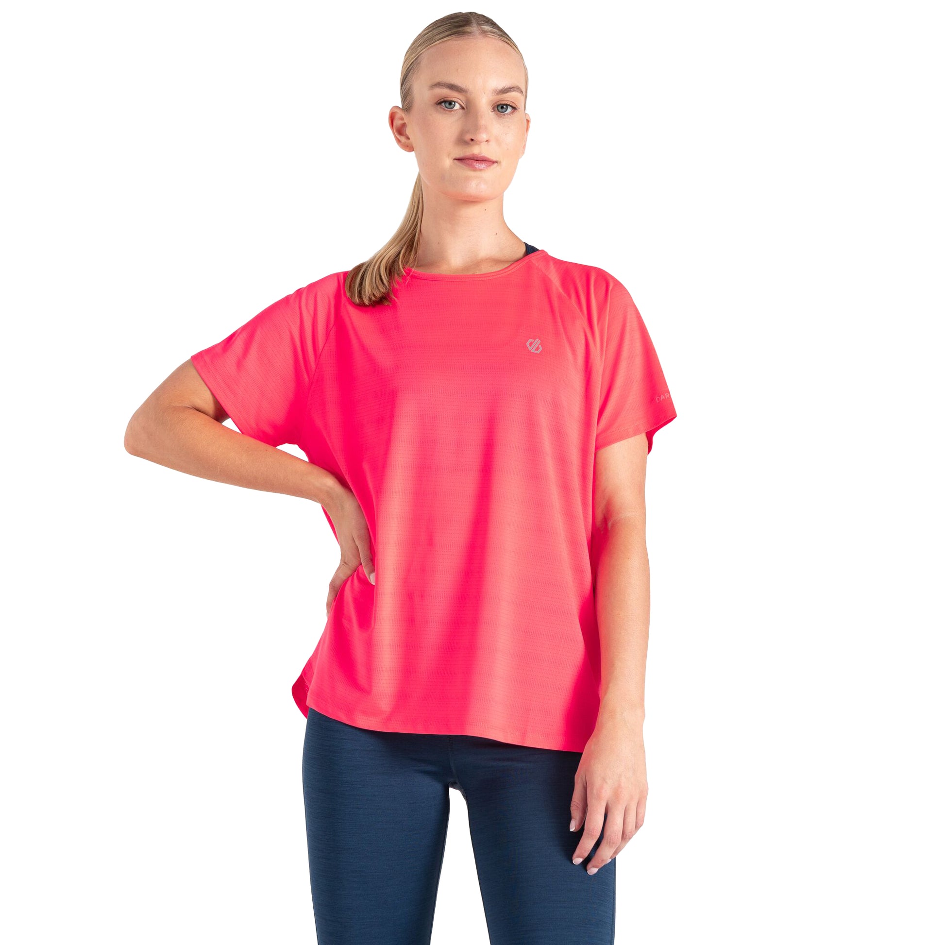 Neon Pink - Lifestyle - Dare 2B Womens-Ladies Gravitate T-Shirt