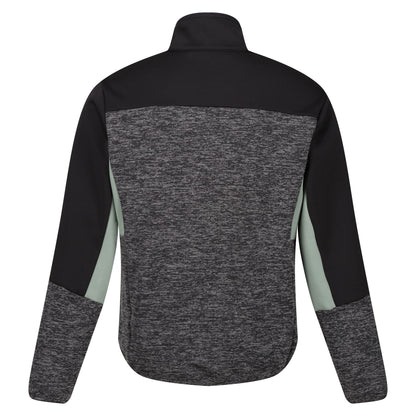 Ash-Black Marl - Back - Regatta Mens Coladane VI Marl Full Zip Fleece Jacket