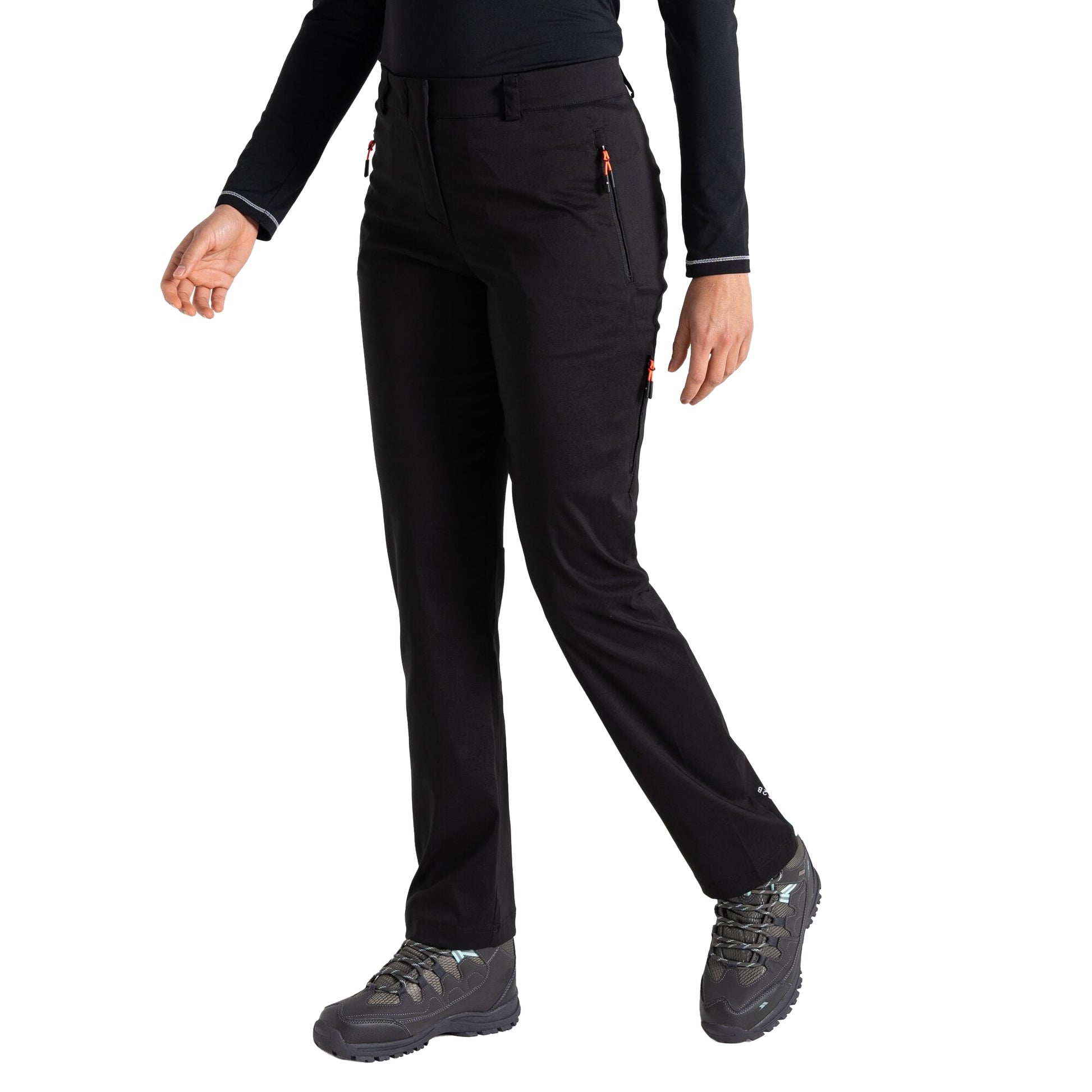 Black - Lifestyle - Dare 2B Womens-Ladies Mountain Series Hiking Trousers