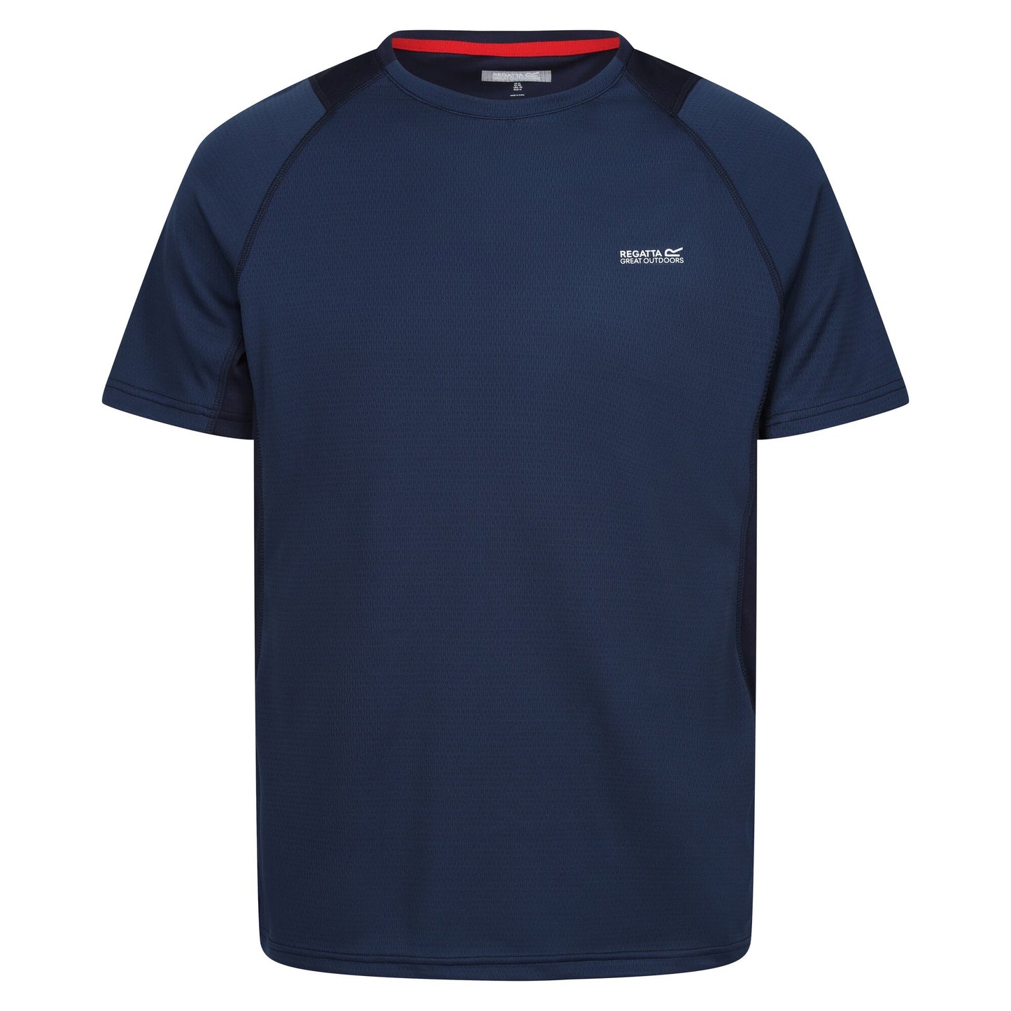 Blue-Navy - Front - Regatta Mens Virda IV T-Shirt