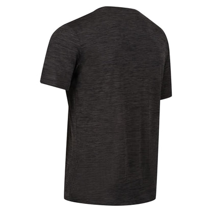 Seal Grey Marl - Side - Regatta Mens Fingal VII Quick Dry Breathable T-Shirt