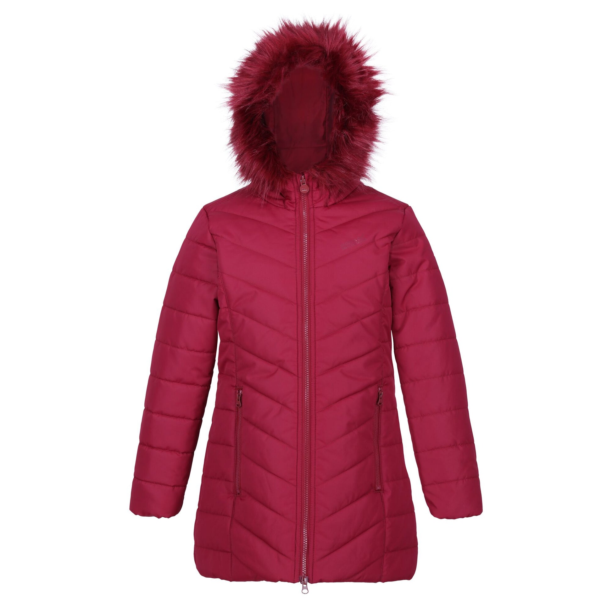Rumba Red - Front - Regatta Childrens-Kids Fabrizia Padded Jacket