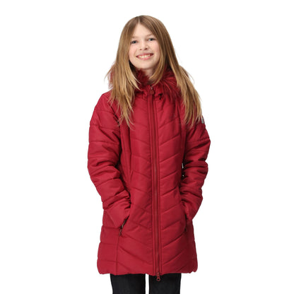 Rumba Red - Lifestyle - Regatta Childrens-Kids Fabrizia Padded Jacket