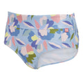 Blue - Side - Regatta Womens-Ladies Paloma Abstract Floral Swim Briefs