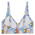 Blue - Back - Regatta Womens-Ladies Paloma Abstract Floral Bikini Top