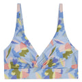 Blue - Front - Regatta Womens-Ladies Paloma Abstract Floral Bikini Top