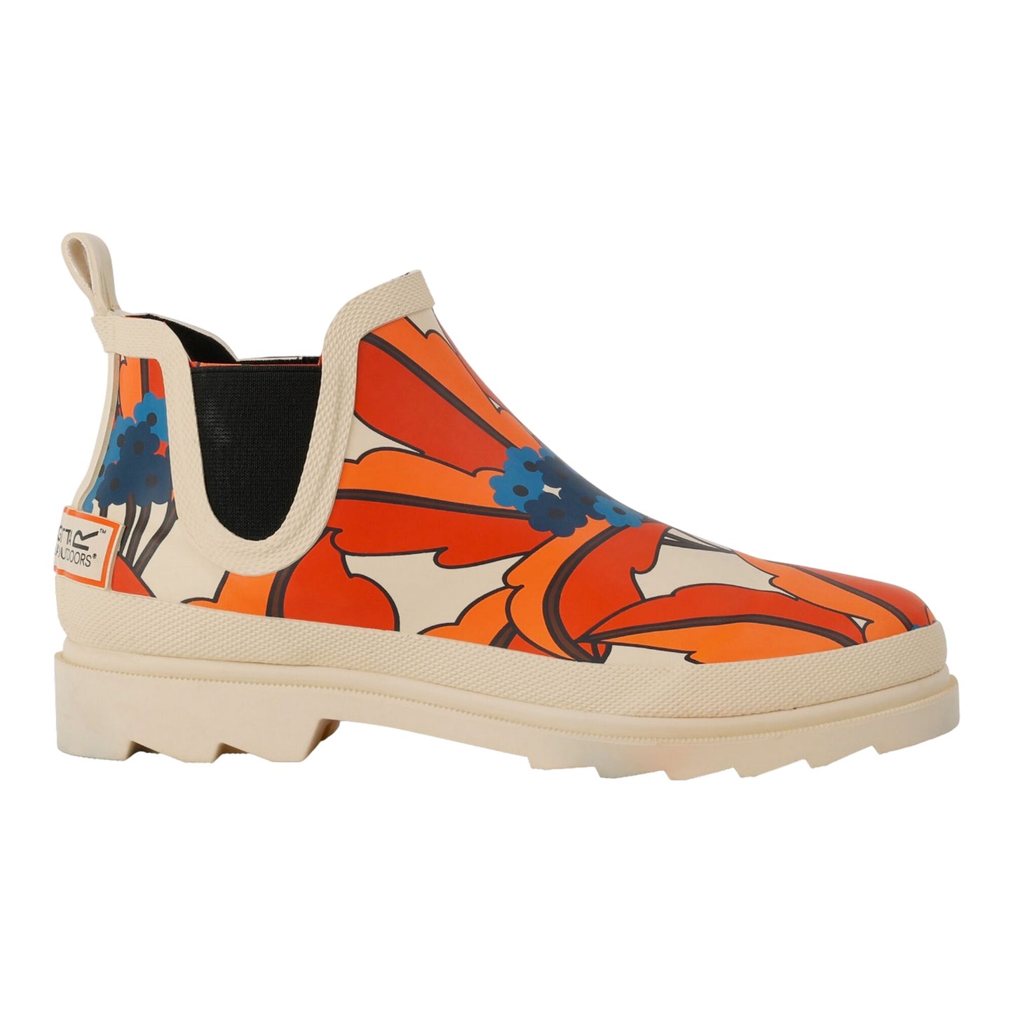Orange - Lifestyle - Regatta Womens-Ladies Orla Kiely Tropical Floral Ankle Wellington Boots