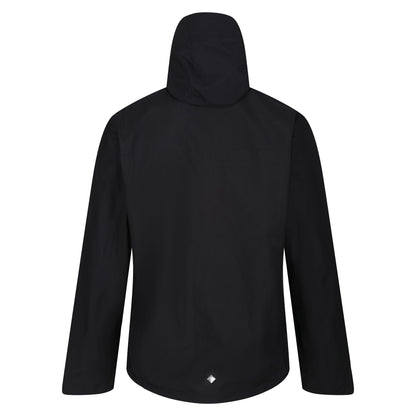 Black-Magnet - Back - Regatta Mens Birchdale Waterproof Jacket