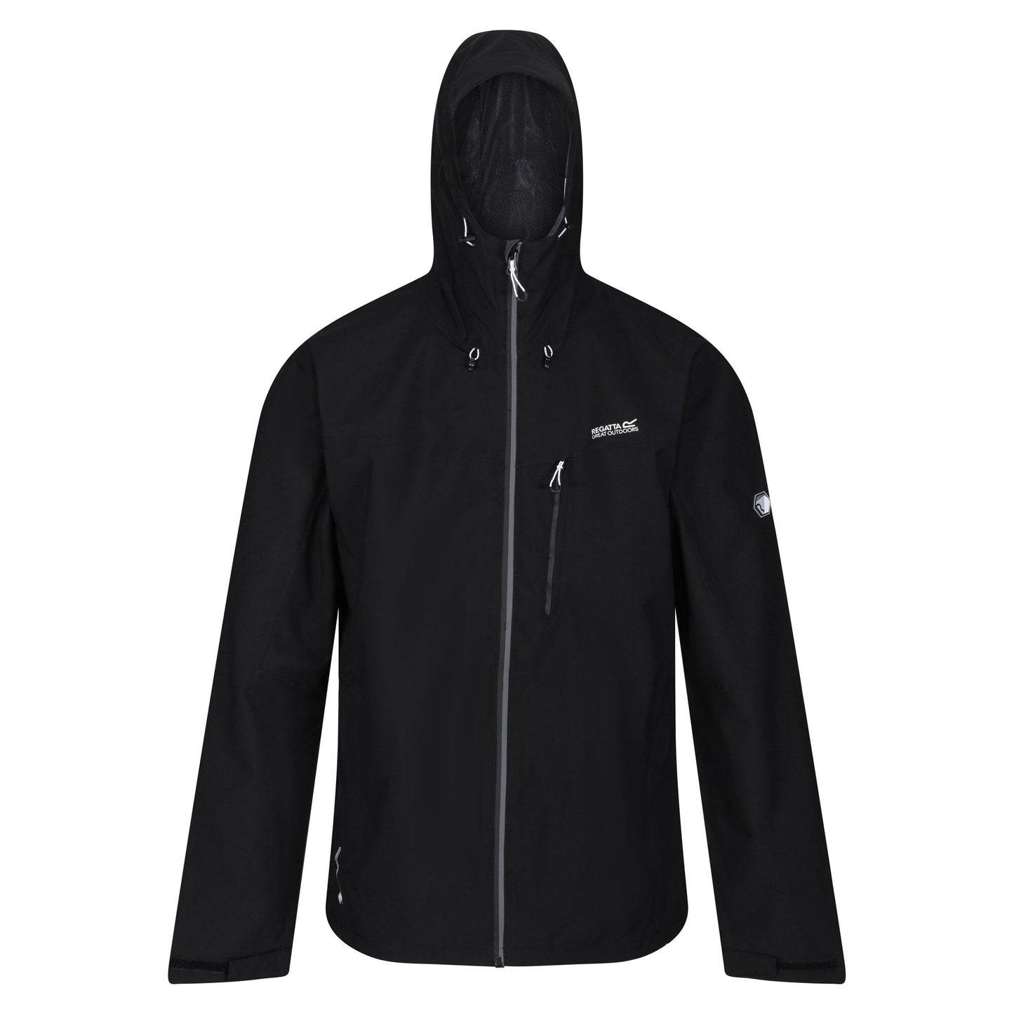Black-Magnet - Front - Regatta Mens Birchdale Waterproof Jacket
