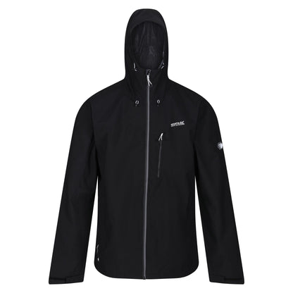 Black-Magnet - Front - Regatta Mens Birchdale Waterproof Jacket