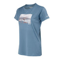 Coronet Blue - Side - Regatta Womens-Ladies Fingal VIII Yoga Pose T-Shirt