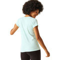 Bleached Aqua - Pack Shot - Regatta Womens-Ladies Breezed IV Logo T-Shirt