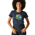 Navy - Lifestyle - Regatta Womens-Ladies Fingal VIII Scenery T-Shirt