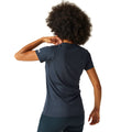 Navy - Pack Shot - Regatta Womens-Ladies Fingal VIII Scenery T-Shirt