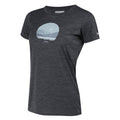 Seal Grey - Side - Regatta Womens-Ladies Fingal VIII Scenery Marl T-Shirt