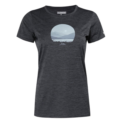 Seal Grey Marl - Front - Regatta Womens-Ladies Fingal VIII Scenery Marl T-Shirt