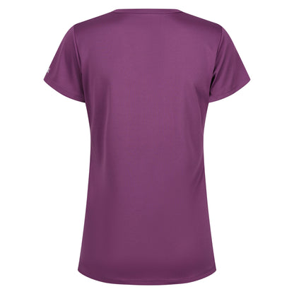 Sunset Purple - Back - Regatta Womens-Ladies Fingal VIII Terrain Print T-Shirt