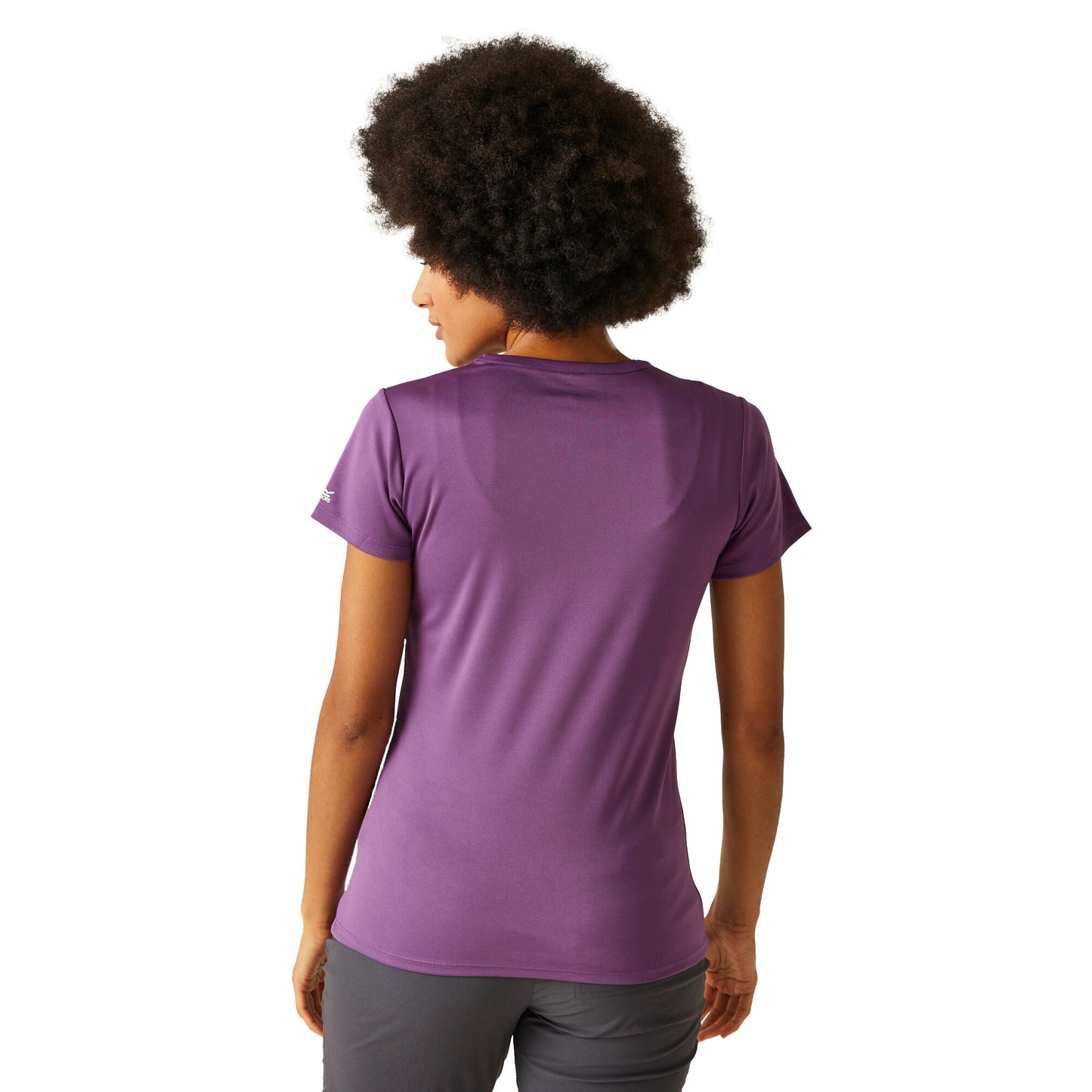 Sunset Purple - Pack Shot - Regatta Womens-Ladies Fingal VIII Terrain Print T-Shirt