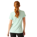 Bleached Aqua - Pack Shot - Regatta Womens-Ladies Fingal VIII Surf Print T-Shirt