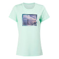Bleached Aqua - Front - Regatta Womens-Ladies Fingal VIII Surf Print T-Shirt