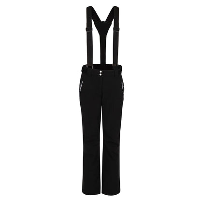 Black - Front - Dare 2B Womens-Ladies Diminish Insulated Ski Trousers